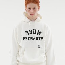 RISING LOGO PULLOVER HOODIE  OFF WHITE