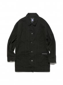 Oversized Twill Jacket Black