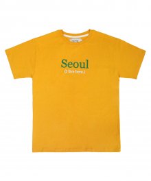 SEOUL Printing T-Shirts - Orange