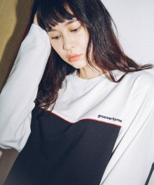 2017 PIPING POINT LONG T-SHIRTS (WHITE) [GTS004F33WH]