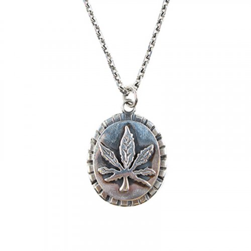 에이징씨씨씨(aging) #130 92.5 CANNABIS NECKLACE