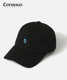 SMALL C LOGO CURVE-CAP BLACK