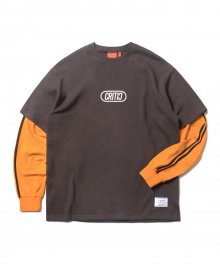 COMPETITION LAYERED LONG SLEEVES(CHARCOAL)_CTOEARL03UC1