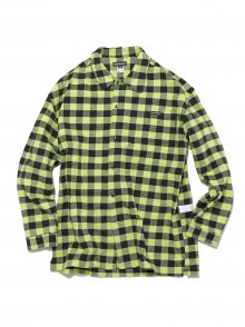 Flannel Sherpa Shirt Neon