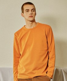 라운드넥 티셔츠 (오렌지)