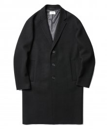 Lydian Handmade Cashmere Coat Black