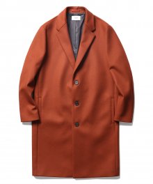 17FW Solist Oversize Cashmere Coat Brick Red