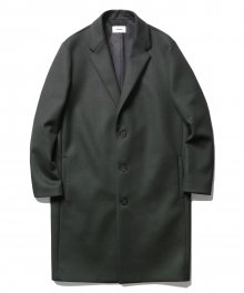 17FW Solist Oversize Cashmere Coat Dark Green
