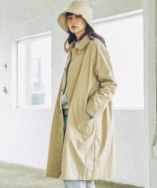 2017 SINGLE OVER FIT COAT (BEIGE) [GCT001F33BE]