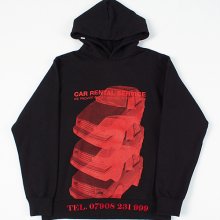 CAR HEAVY HOODIE -BLACK