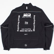 PLASTIC REFLECTIVE JACKET - BLACK