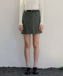 MG7F WINDOW CHECK SKIRT (GREEN)