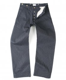 17FW SELVEDGE PINSTRIPE PANTS[INDIGO]