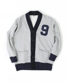 NEWYORK SWEAT CARDIGAN[MELANGE GRAY]