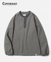 NYLON PULLOVER GRAY