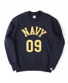 NAVY CRACK SWEAT SHIRT[NAVY]