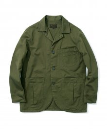 cotton coverall jacket khaki