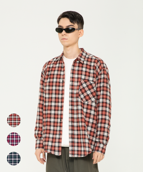 아파트먼트(apartment) [세미오버핏] The Road Side Shirts (3 COLOR)