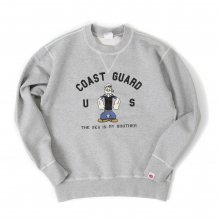 US COAST GUARD SWEAT SHIRT[MELANGE GRAY]