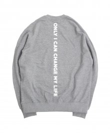 Back Message Sweatshirts(Gray)