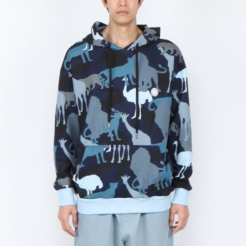 DINKA CAMOU HOODIE(NAVY)