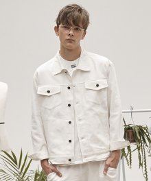 rc container white twill jacket