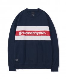 2017 CHEST STRIPE LOGO MTM OVER FIT (NAVY) [GMT034F43NA]