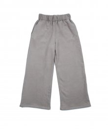 Wide Jersey Pants (Warm Grey) [기모]