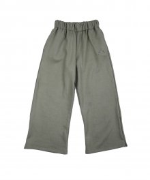 Wide Jersey Pants (Khaki) [기모]