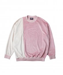 Twofold Velvet Sweatshirt (Pink)