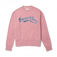 [컬렉션 라인]아치 로고 스웨트셔츠 로즈 핑크
