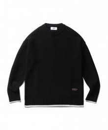 Fisherman Guernsey Sweater Black