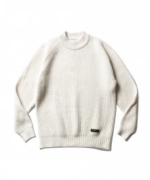 Matt Mid Neck Sweater Ivory