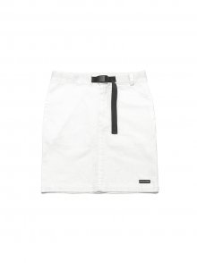 STRETCH Cotton Skirt White