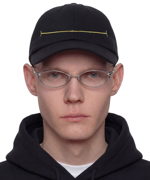 언더컨트롤(undercontrol) 코튼 로고 볼캡 MAKE A SMILE / CLASSIC B B / BLACK