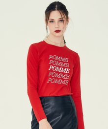 LE POMME T-SHIRT(RED)