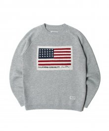 SP 아메리칸 니트 스웨터-GRAY