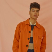 TWILL JACKET (ORANGE) - MEN