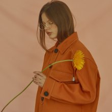 TWILL JACKET (ORANGE) - WOMEN