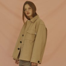 TWILL JACKET (BEIGE) - WOMEN