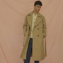 OVERSIZE TRENCH COAT (BEIGE) - MEN