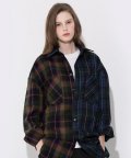 MIX CHECK SHIRTS JACKET