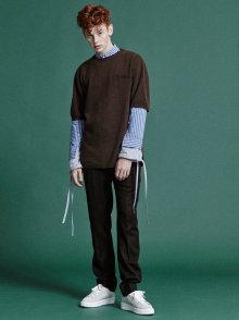 WINTER KNIT T-SHIRTS BROWN