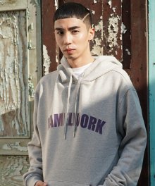 Arch Logo Heavy Weight Hoodie(Gray)