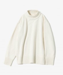 Mock Neck Sweater [Ivory]