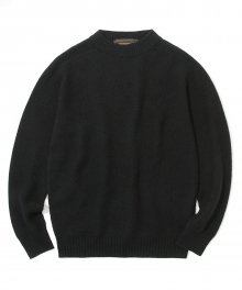 whole garment sweater black