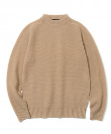 whole garment sweater camel