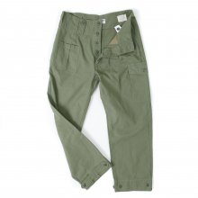 BRITISHI POCKET SATEEN PANTS[OLIVE GREEN]