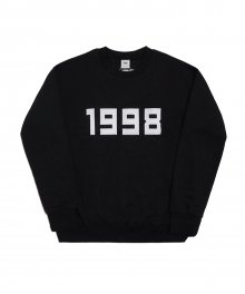 1998-Crewneck Sweater - Black