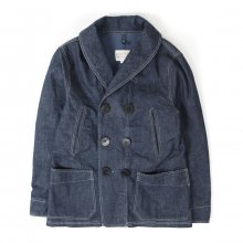 US NAVAL DENIM PEA COAT[INDIGO]